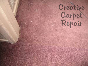 How would you go about patching this pet damaged carpet? I do have some  extra carpet and underlaying material : r/Flooring