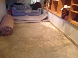 water damaged carpet repair