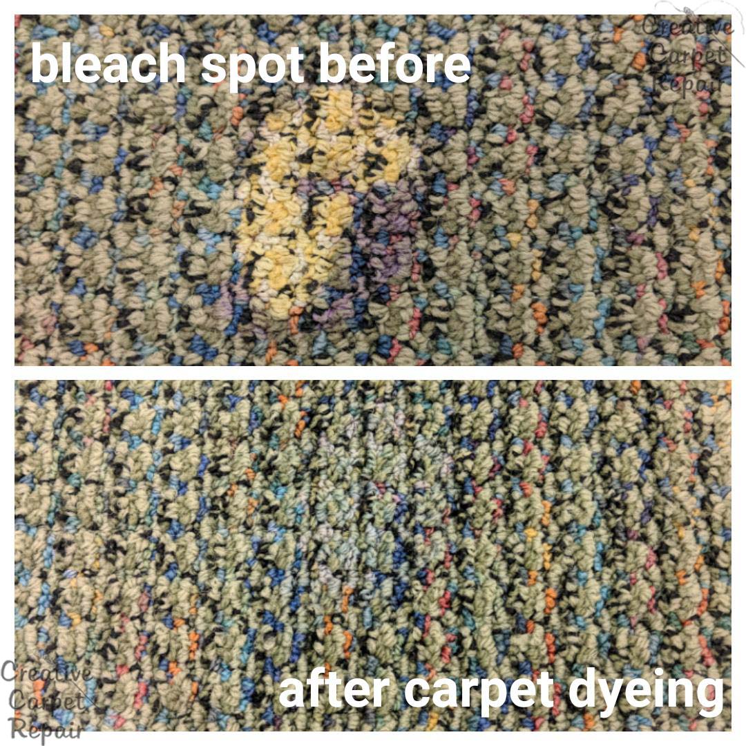 800) 656-9862 Expert Carpet Dyeing Bleach Spot Repair- Call Now